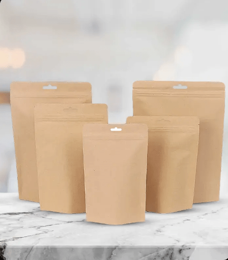 پاکت دو رو کرافت زیپدار